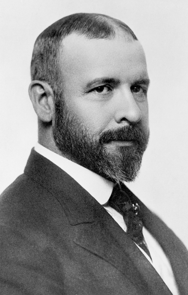 Portrait photograph of Louis Sullivan, circa 1895